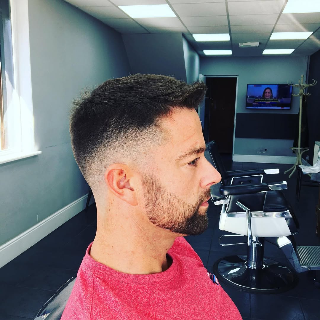 Recent clean haircut from the Humber Road barber shop